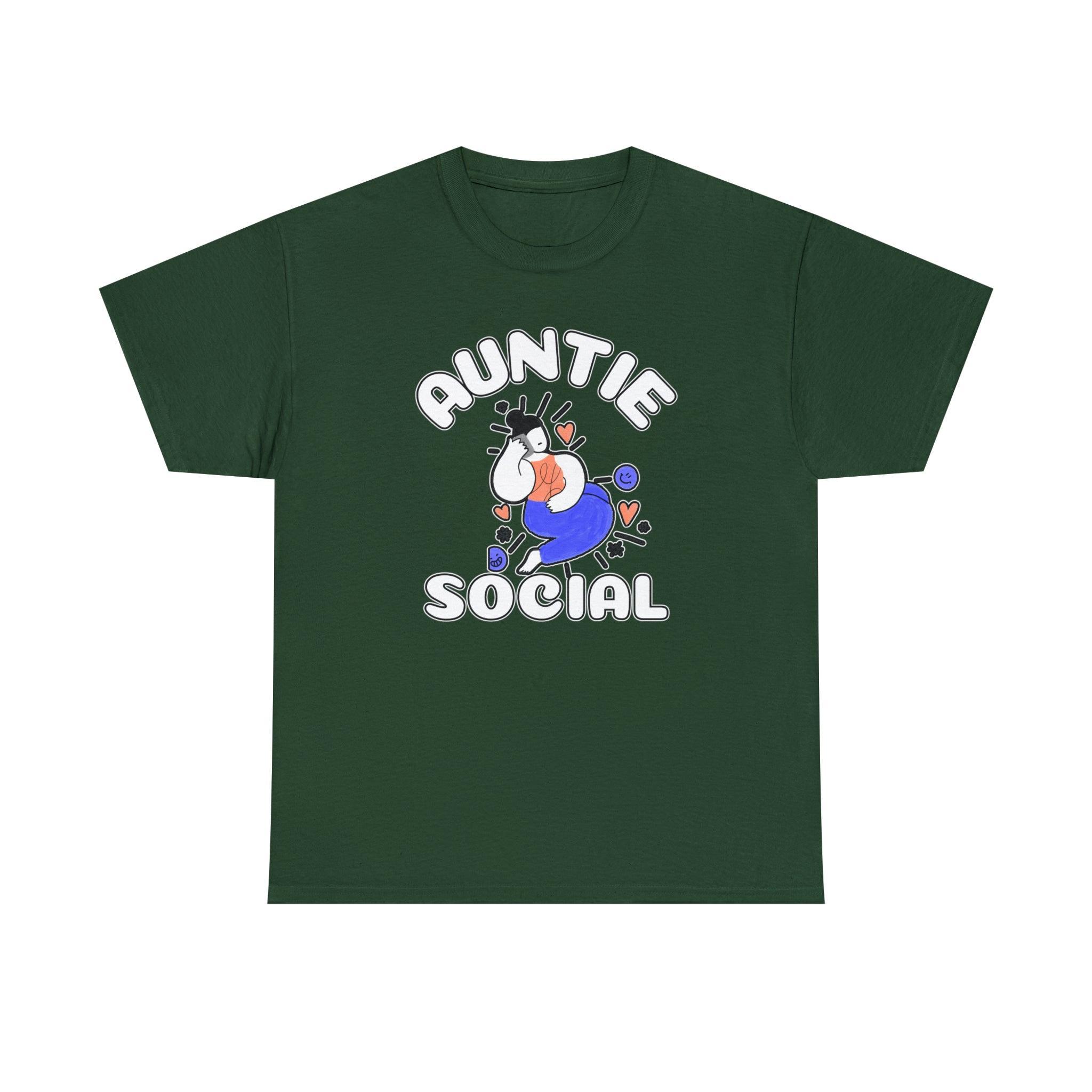 Auntie Social - T-Shirt - Witty Twisters Fashions