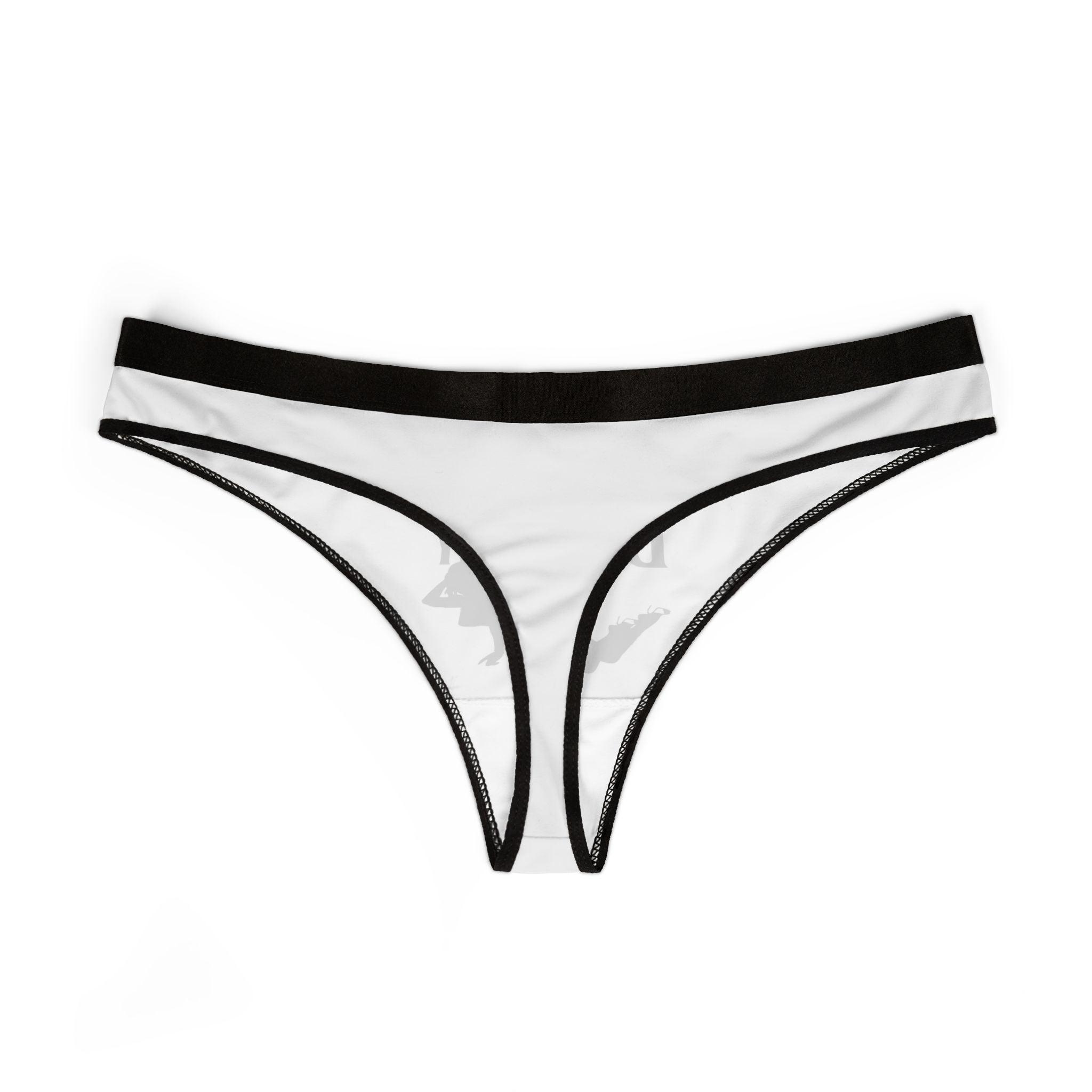 Just Barely - Women's Thong Underwear - Witty Twisters Fashions