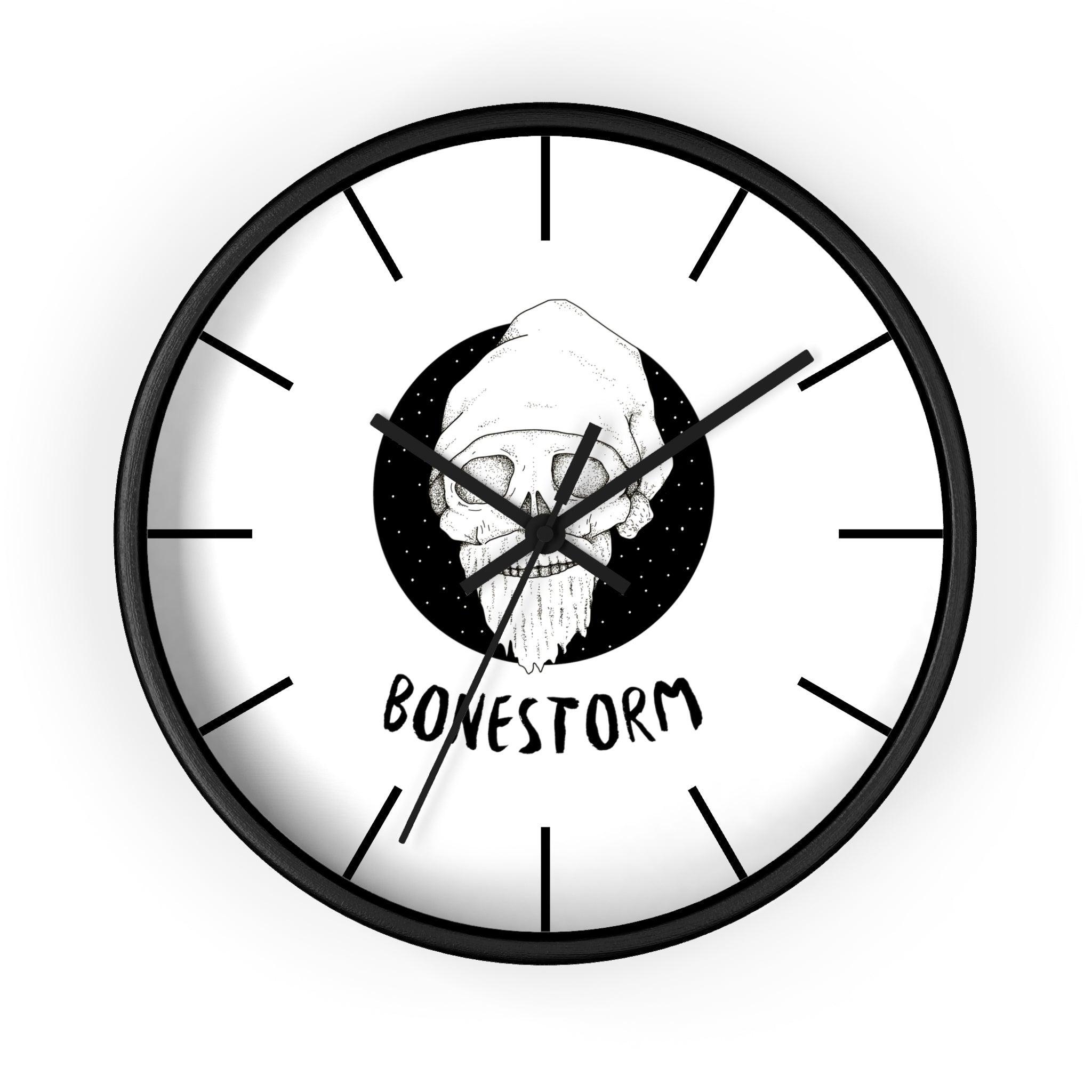 Bonestorm - Wall Clock - Witty Twisters Fashions