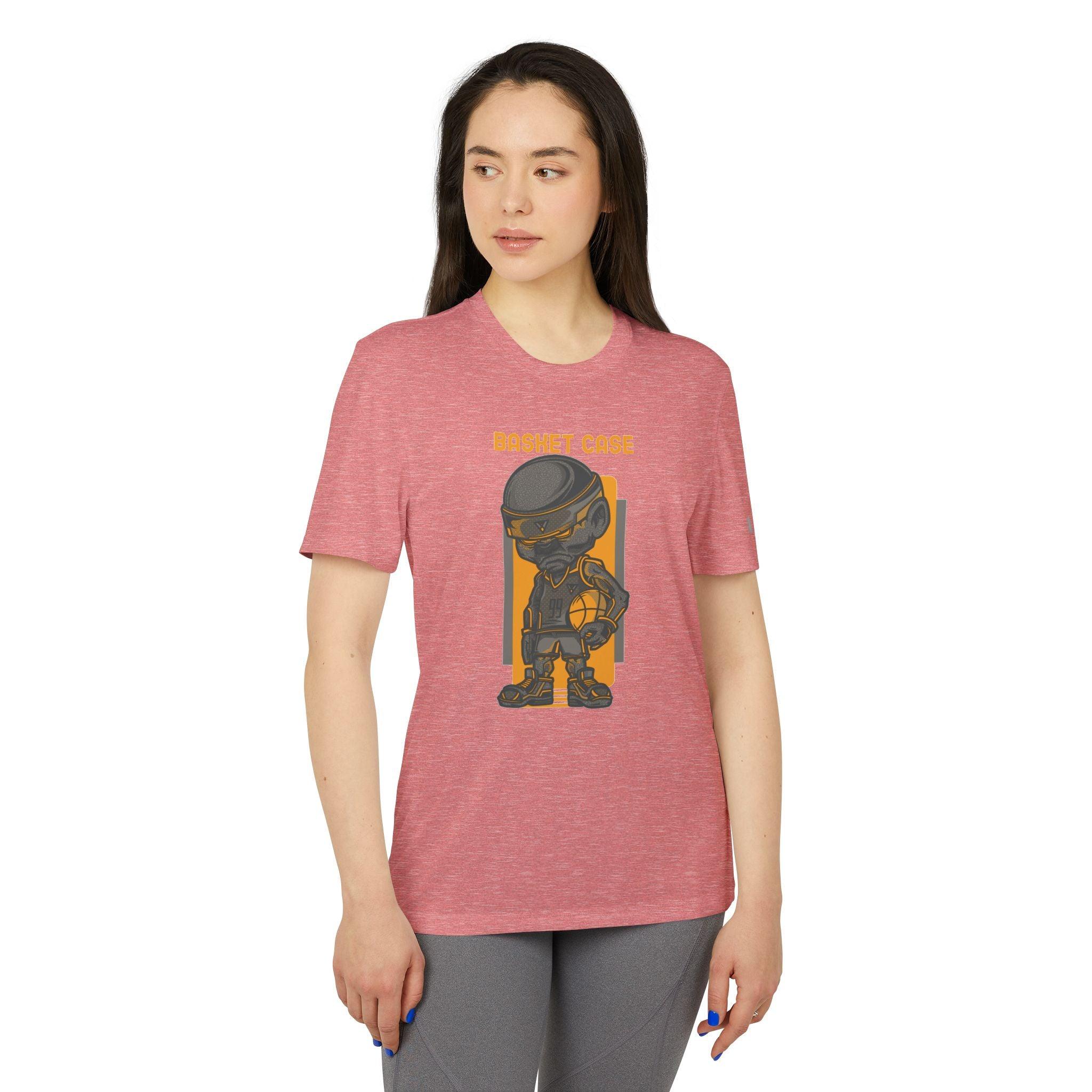 Basket Case - adidas® Unisex Sport T-shirt - Witty Twisters Fashions