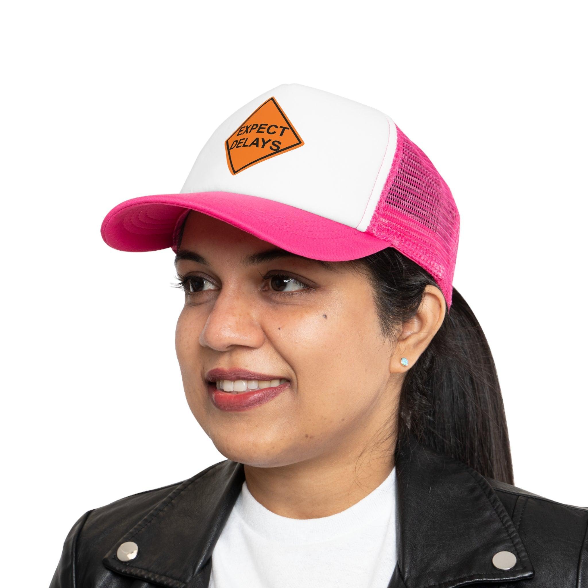 Expect Delays - Mesh Trucker Hat - Witty Twisters Fashions