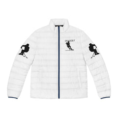 Hockey A Passive Aggressive Game - Men's Puffer Jacket - Witty Twisters Fashions