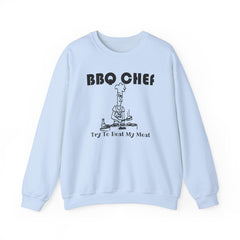BBQ Chef Try To Beat My Meat - Sweatshirt - Witty Twisters Fashions