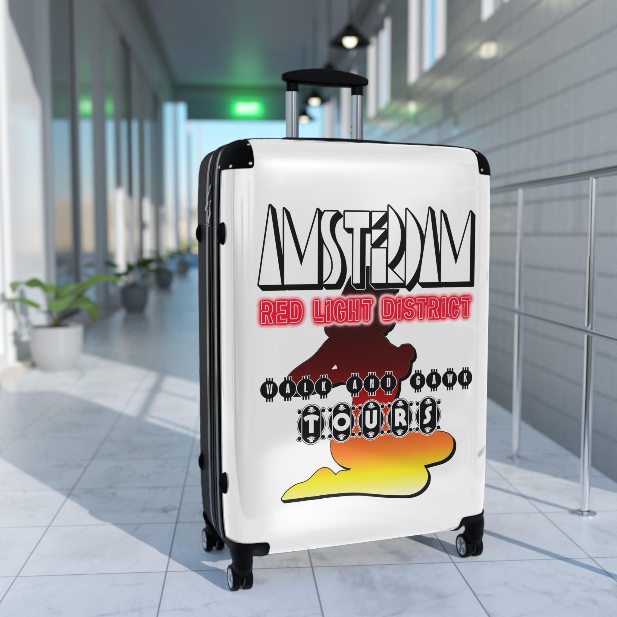 Amsterdam Red Light District Walk And Gawk Tours - Suitcase - Witty Twisters Fashions