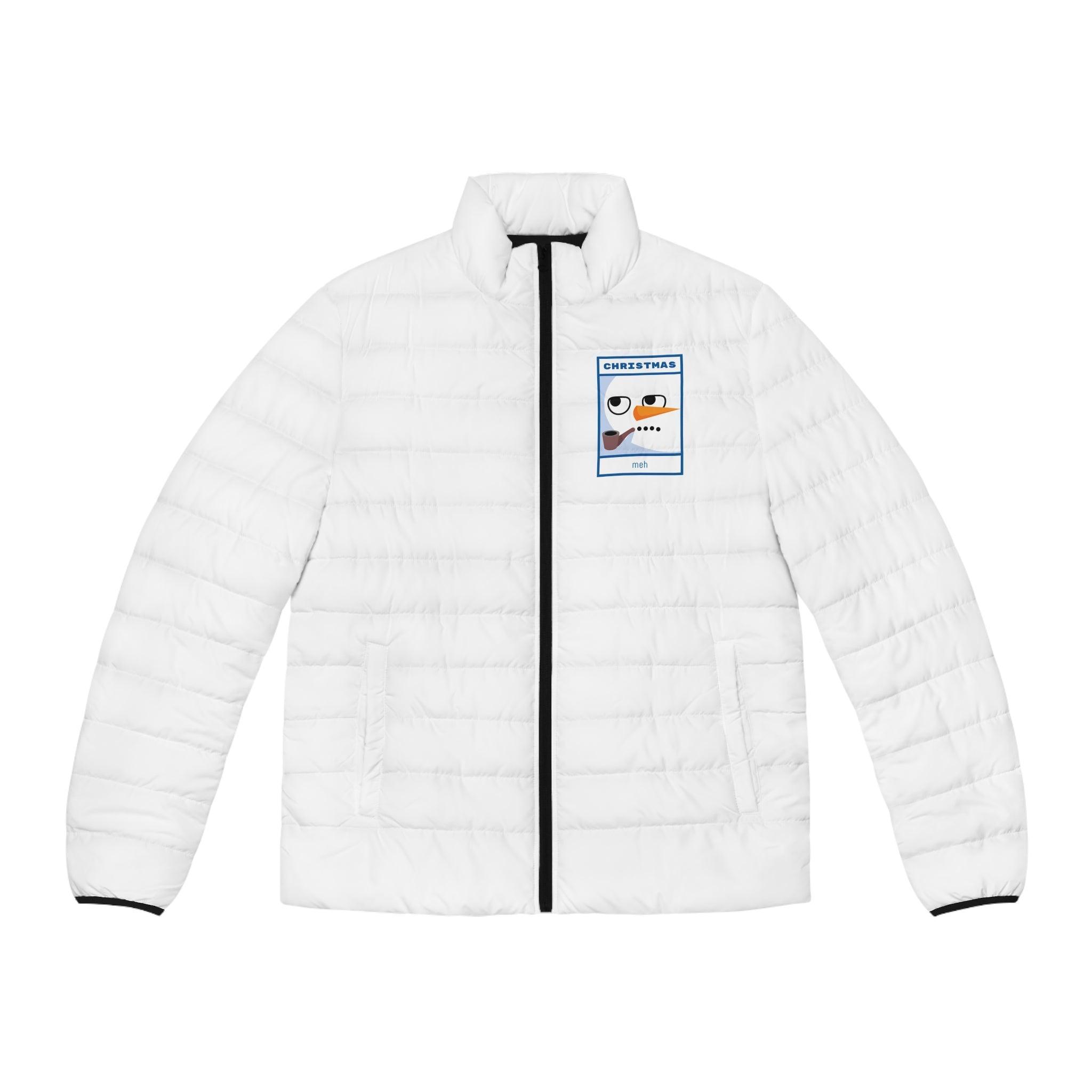 Christmas meh - Men's Puffer Jacket - Witty Twisters Fashions