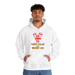 Keep Calm and Merry On - Hoodie - Witty Twisters Fashions