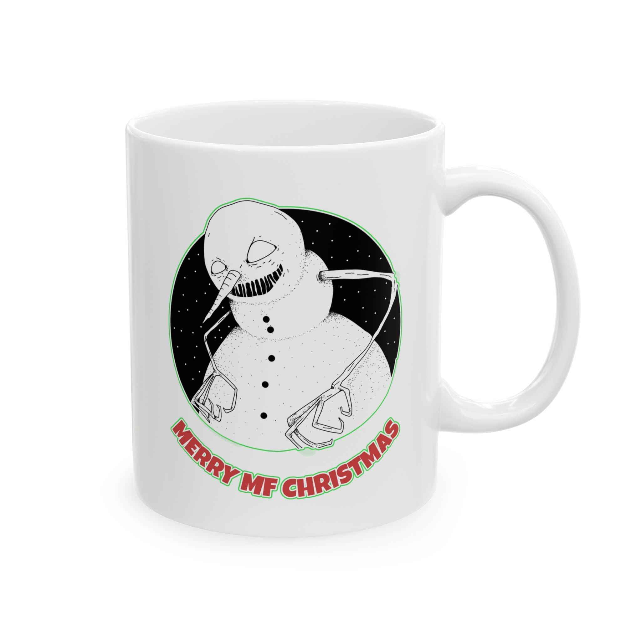Merry MF Christmas - Ceramic Coffee Mug 11oz, 15oz - Witty Twisters Fashions