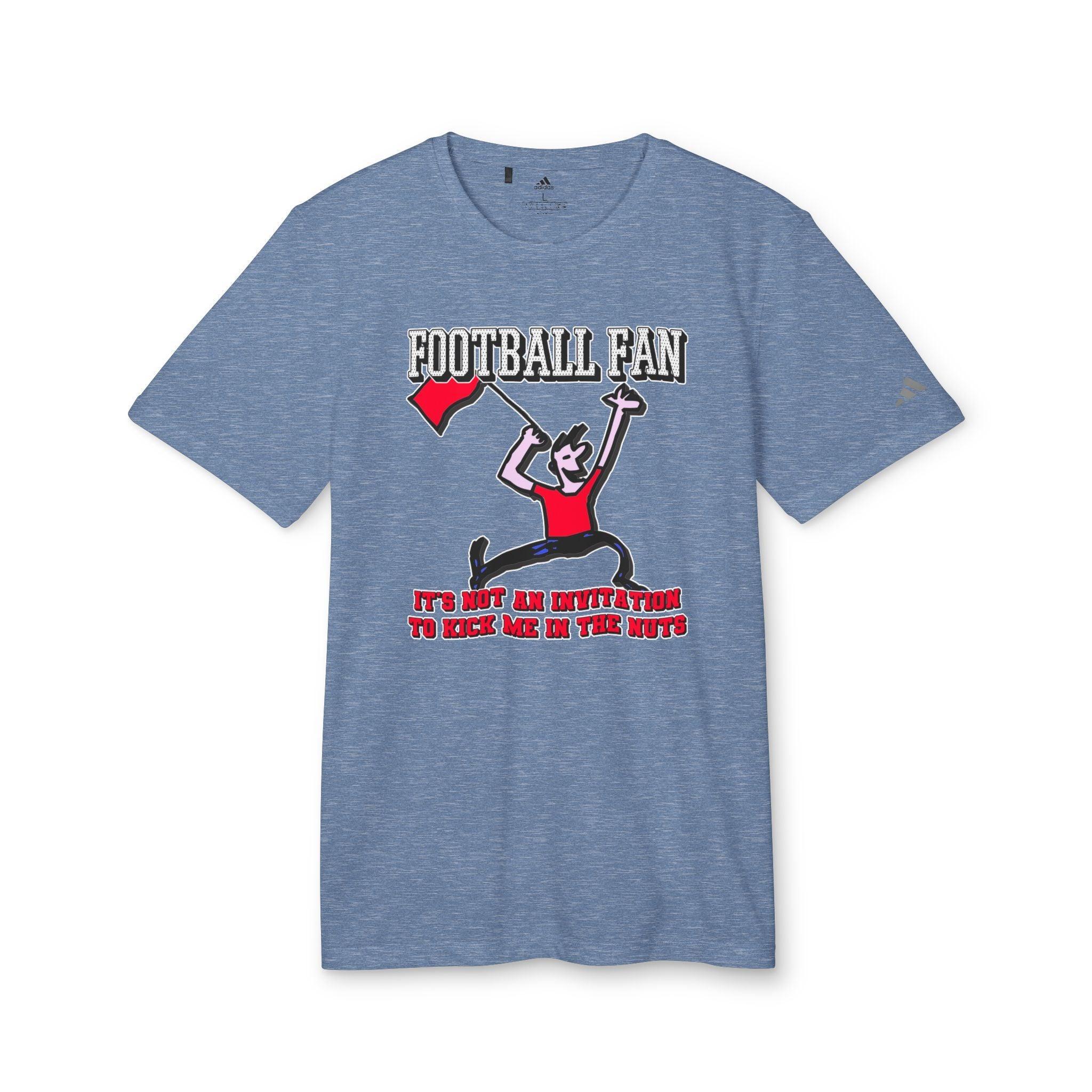 Football Fan - adidas® Unisex Sport T-shirt - Witty Twisters Fashions