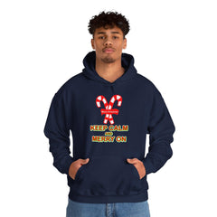 Keep Calm and Merry On - Hoodie - Witty Twisters Fashions