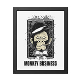 Monkey Business - Framed Poster - Witty Twisters Fashions