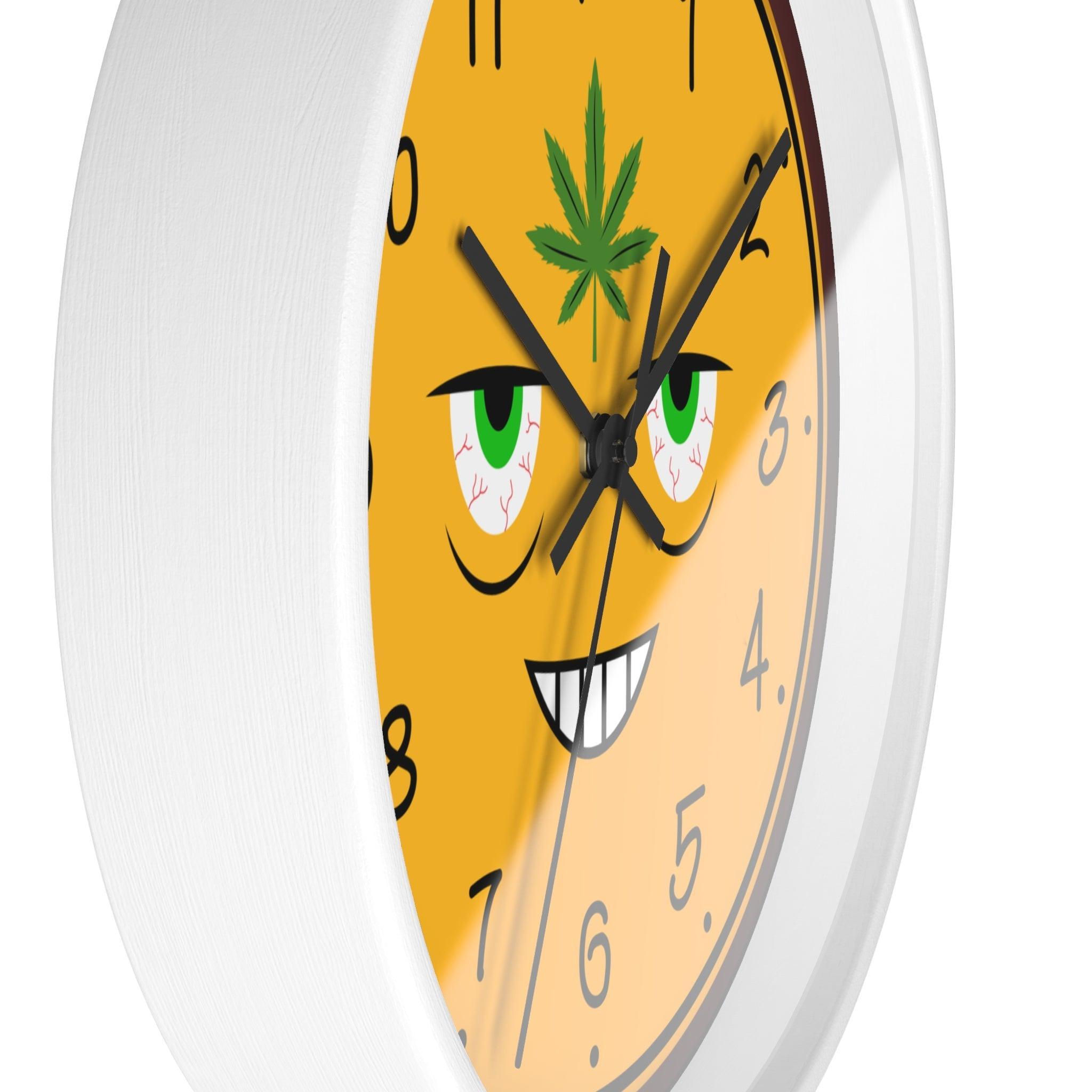 High All The Time - Wall Clock - Witty Twisters Fashions