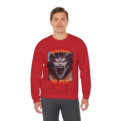 Animal In Bed - Sweatshirt - Witty Twisters Fashions