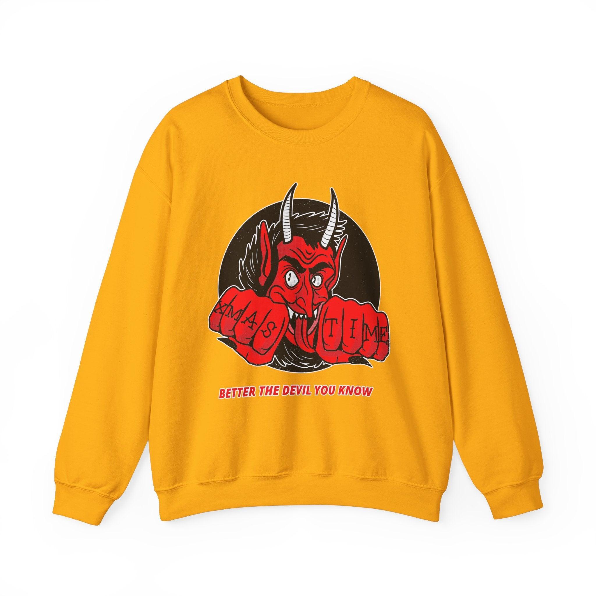 Better the devil you know Xmas time - Sweatshirt - Witty Twisters Fashions