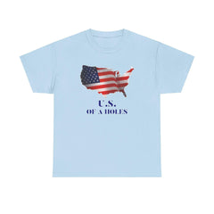 US of A holes - T-Shirt - Witty Twisters Fashions
