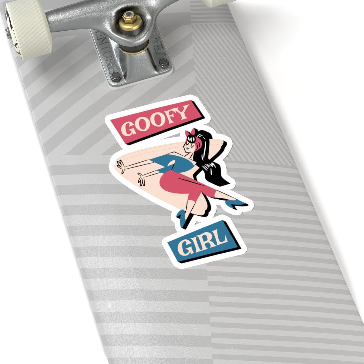 Goofy Girl - Kiss-Cut Stickers - Witty Twisters Fashions