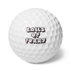 Balls Of Furry - Golf Balls, 6pcs - Witty Twisters Fashions