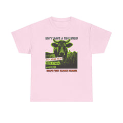 Don't have a cow dude! Replacing meat with other proteins helps fight climate change - T-Shirt - Witty Twisters Fashions