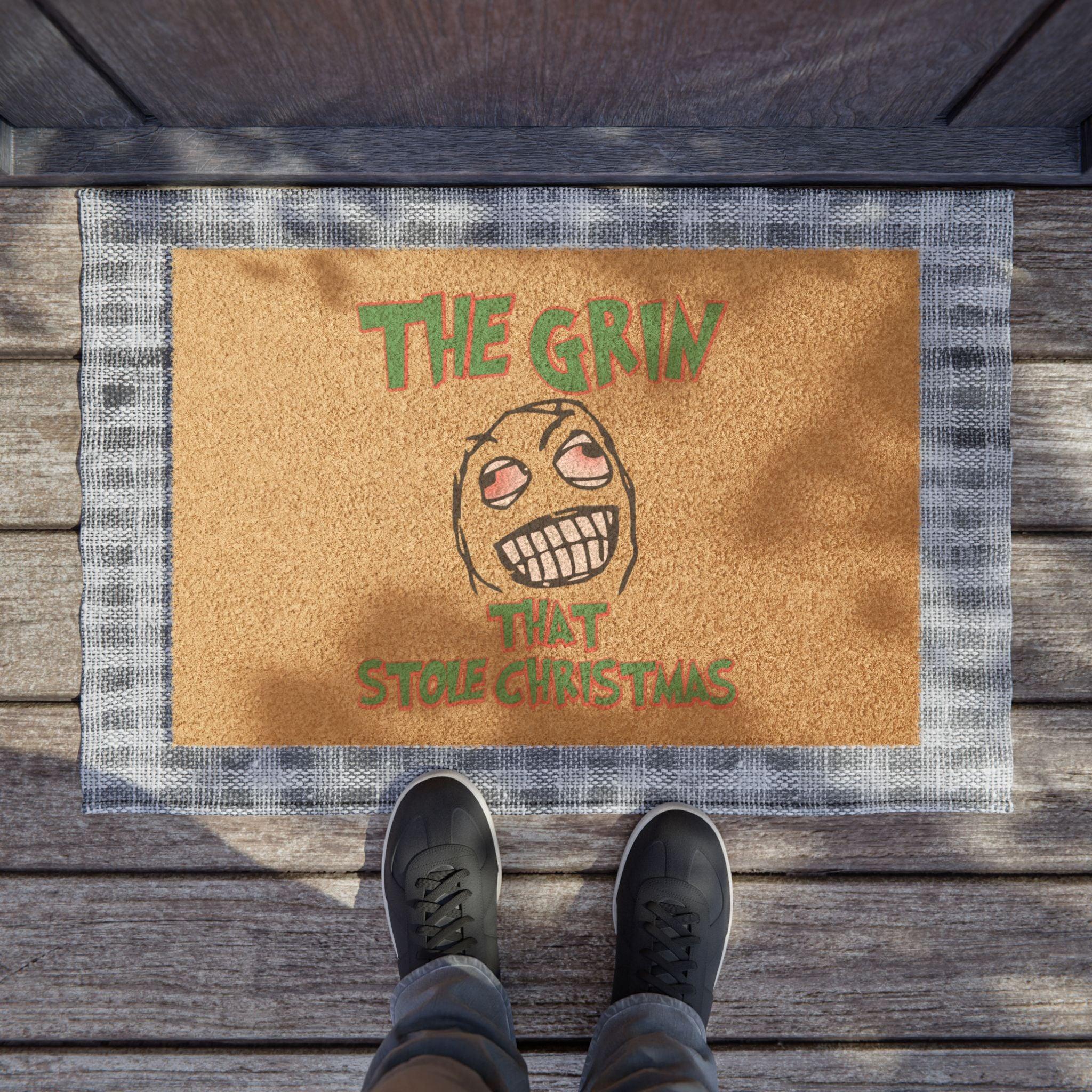 The Grin That Stole Christmas - Doormat - Witty Twisters Fashions