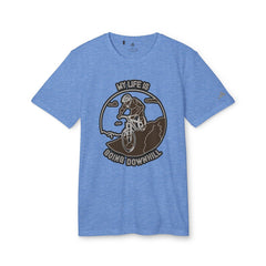 My life is going downhill - adidas® Unisex Sport T-shirt - Witty Twisters Fashions