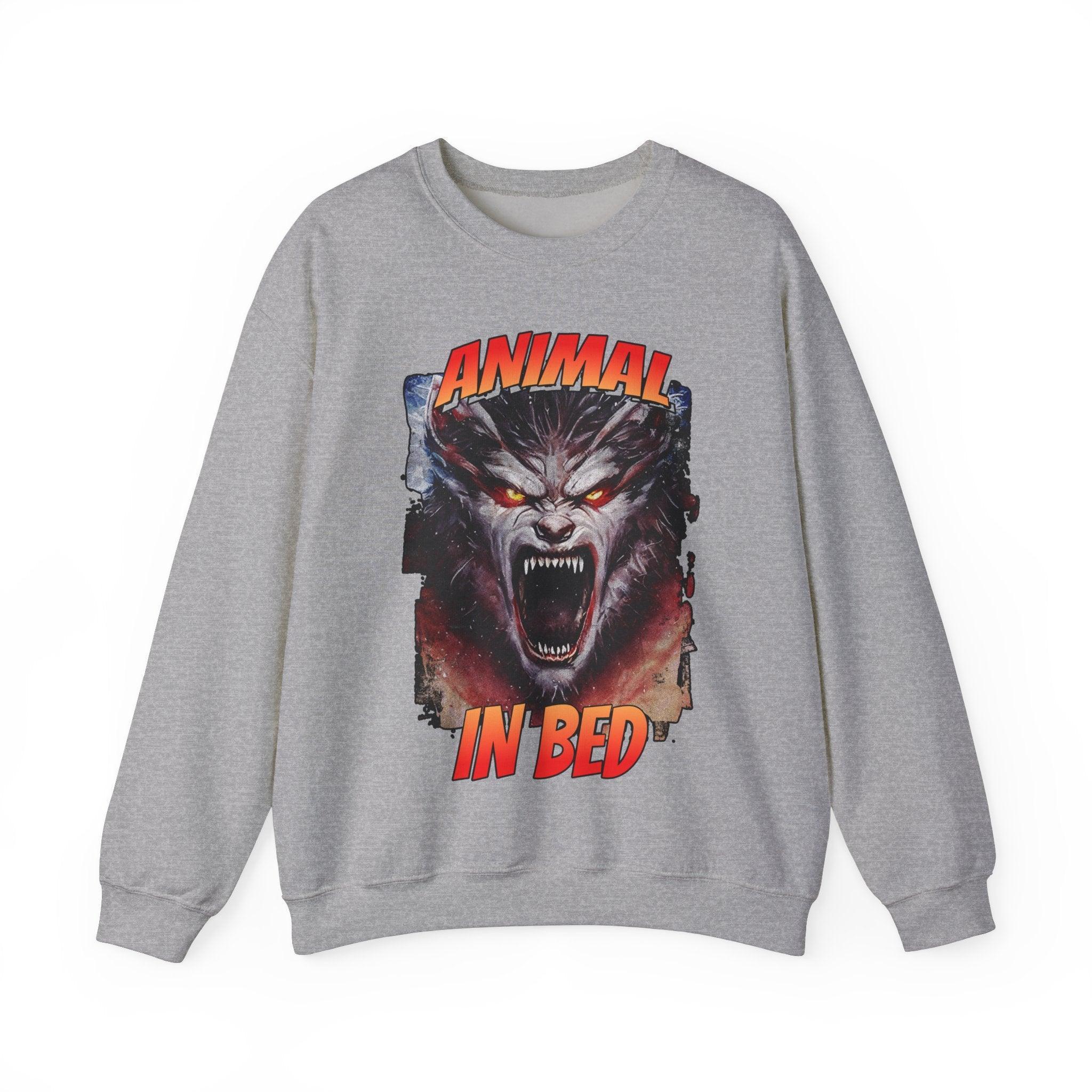 Animal In Bed - Sweatshirt - Witty Twisters Fashions