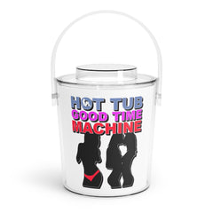 Hot Tub Good Time Machine - Ice Bucket with Tongs - Witty Twisters Fashions