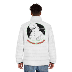 Merry MF Christmas - Men's Puffer Jacket - Witty Twisters Fashions