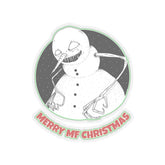 Merry MF Christmas - Kiss-Cut Stickers - Witty Twisters Fashions
