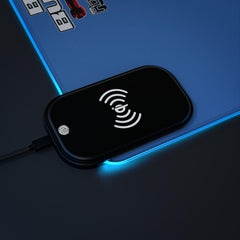 Body Builder Robotics Division - LED Gaming Mouse Pad with wireless charging - Witty Twisters Fashions
