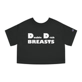 Double D-ish Breasts - Women's Champion Crop Top - Witty Twisters Fashions