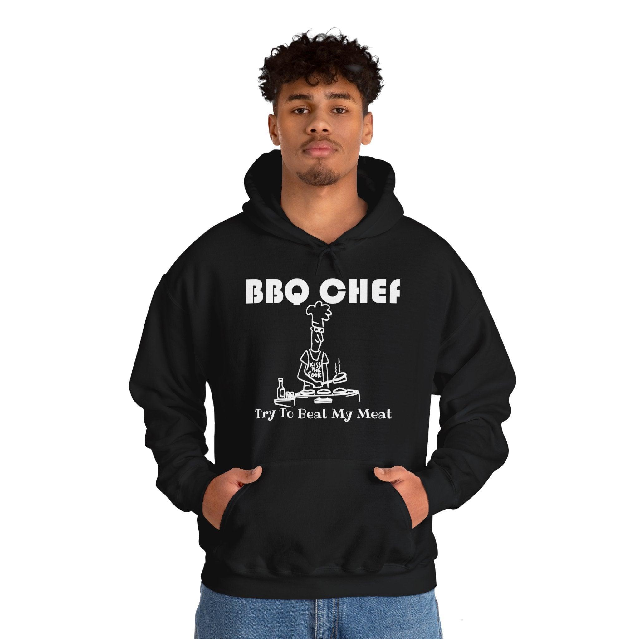 BBQ Chef Try To Beat My Meat - Hoodie - Witty Twisters Fashions