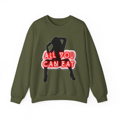 All You Can Eat - Sweatshirt - Witty Twisters Fashions