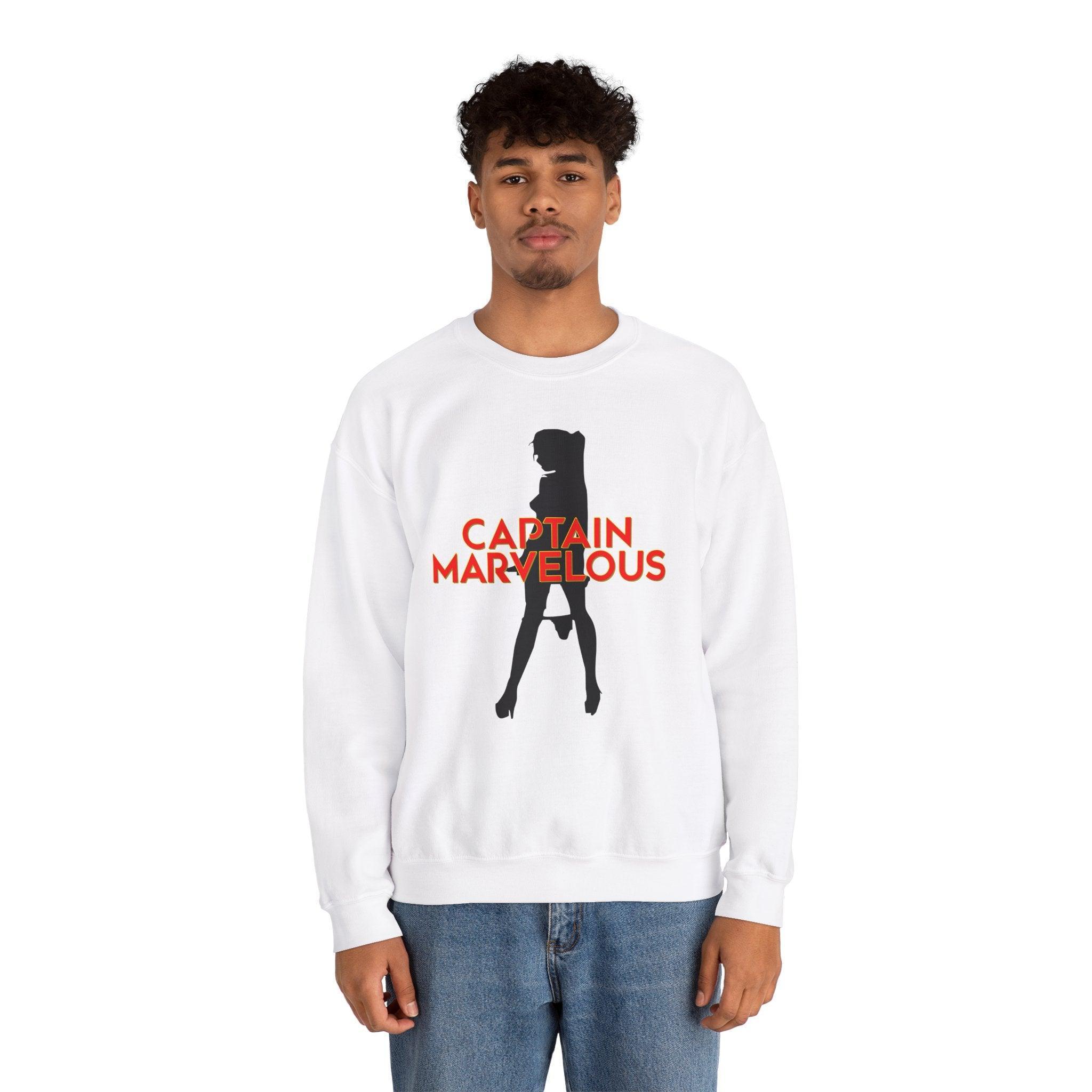 Captain Marvelous - Sweatshirt - Witty Twisters Fashions
