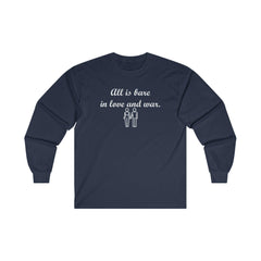 All Is Bare In Love And War - Long-Sleeve Tee - Witty Twisters Fashions