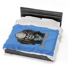 Batty In Bed Baby - Velveteen Plush Blanket - Witty Twisters Fashions