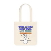 Cool Is The New Cool Let's Freeze Global Warming - Woven Tote Bag - Witty Twisters Fashions