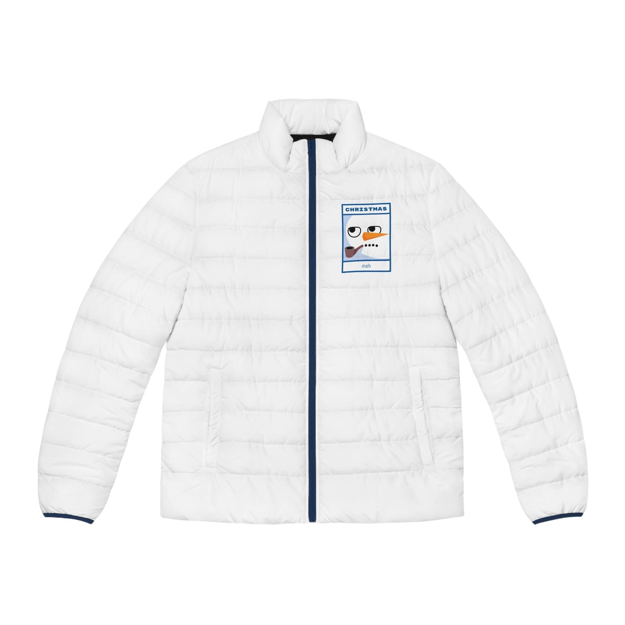 Christmas meh - Men's Puffer Jacket - Witty Twisters Fashions