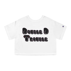 Double D Trouble - Women's Crop Top - Witty Twisters Fashions