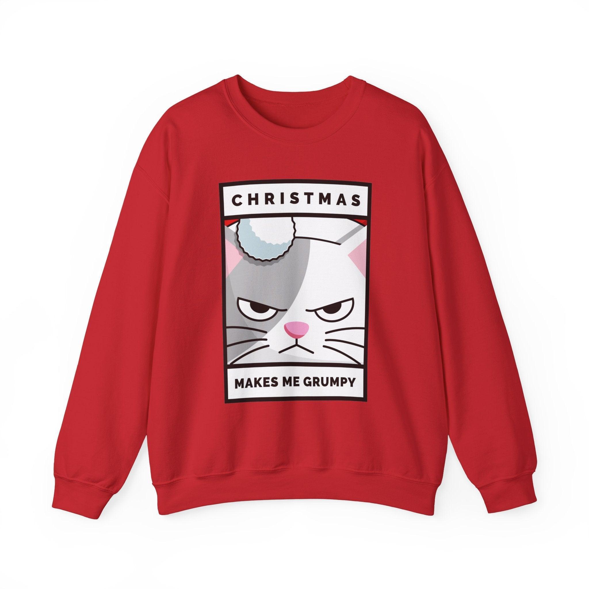Christmas Makes Me Grumpy - Sweatshirt - Witty Twisters Fashions