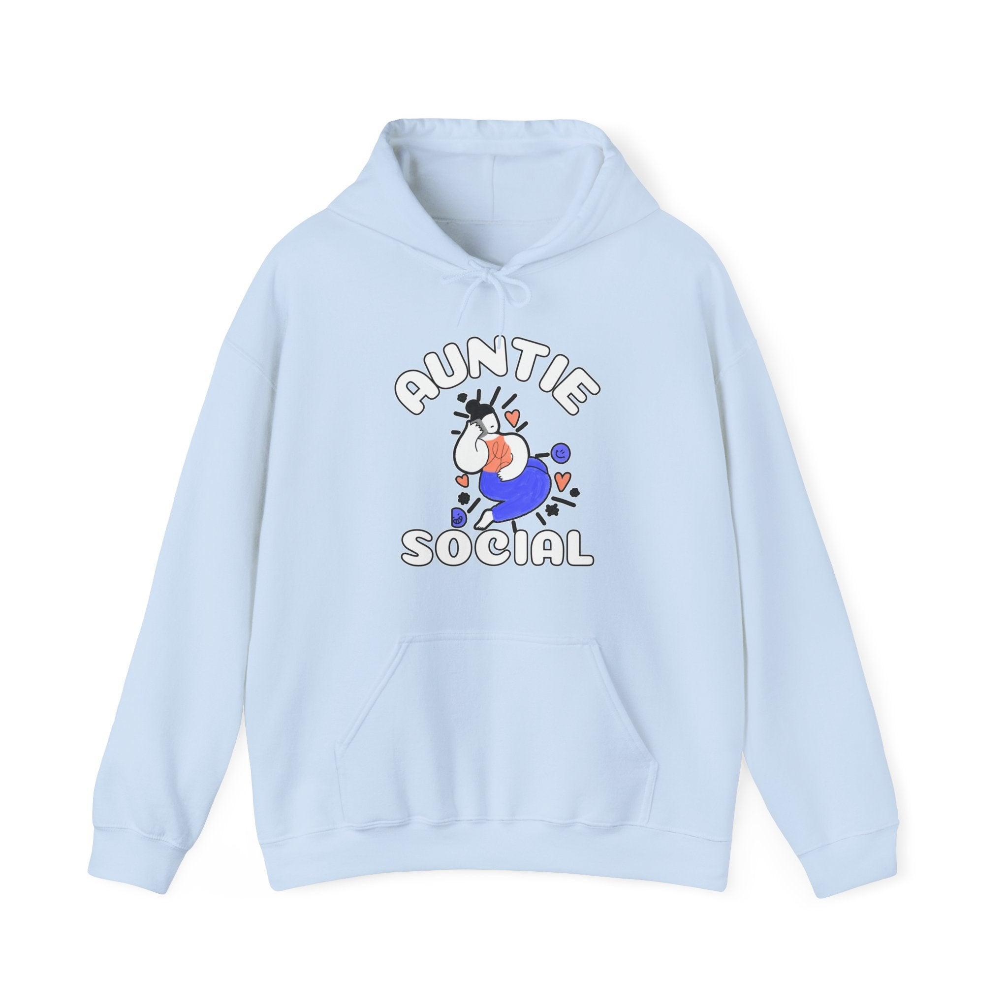 Auntie Social - Hoodie - Witty Twisters Fashions