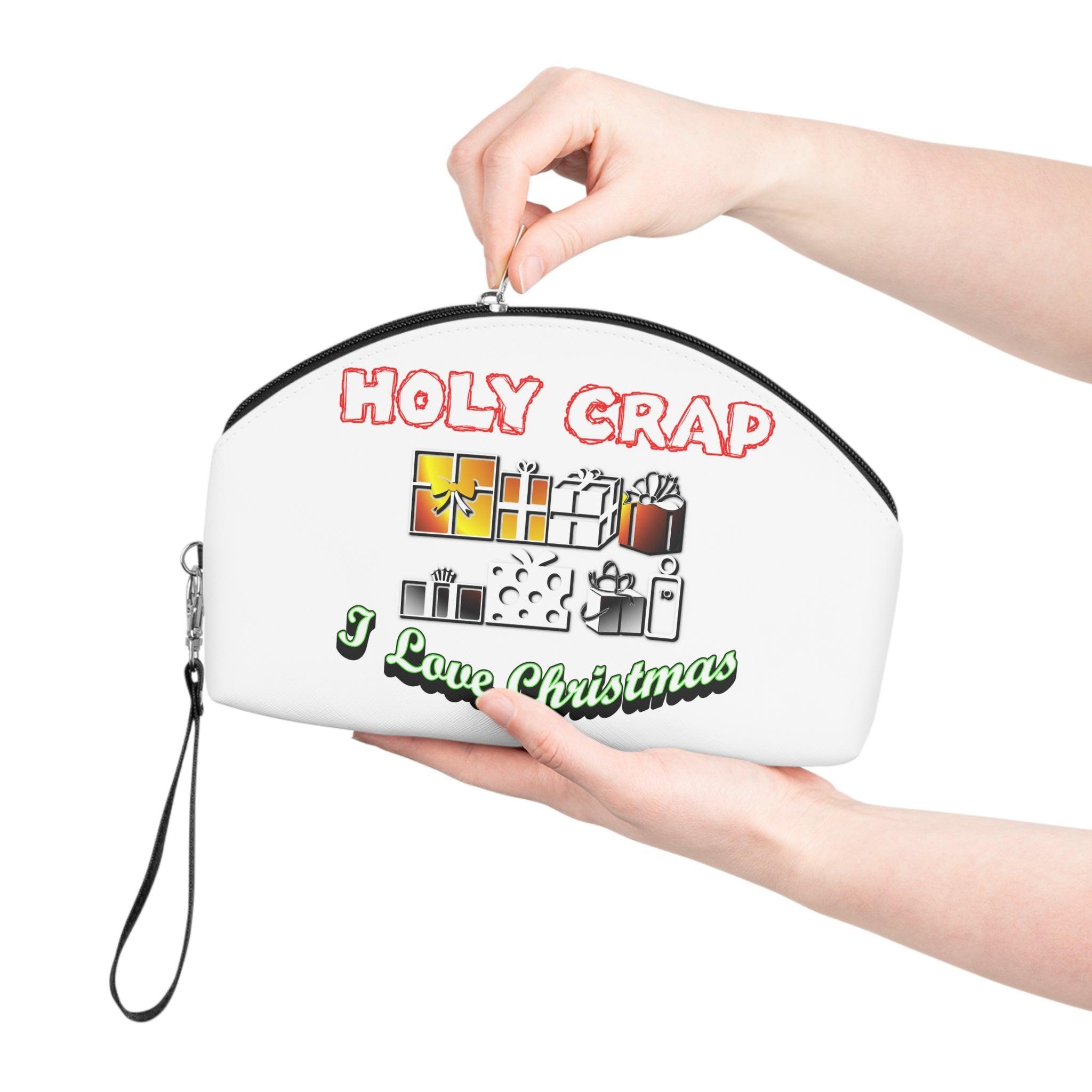 Holy Crap I Love Christmas - Makeup Bag or Purse - Witty Twisters Fashions
