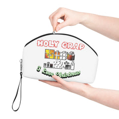 Holy Crap I Love Christmas - Makeup Bag or Purse - Witty Twisters Fashions