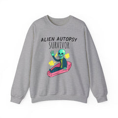 Alien Autopsy Survivor - Sweatshirt - Witty Twisters Fashions