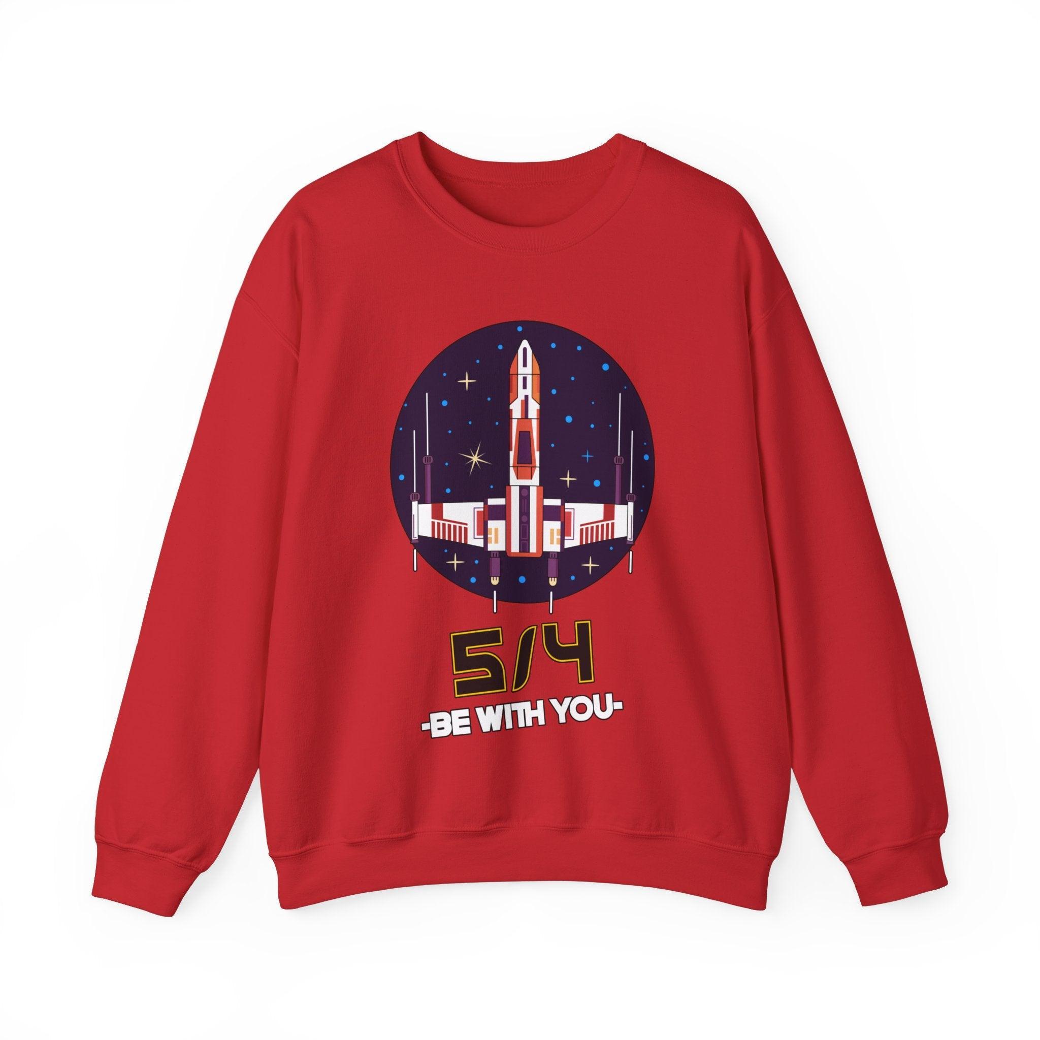5/4 be with you - Star Wars Day - Sweatshirt - Witty Twisters Fashions