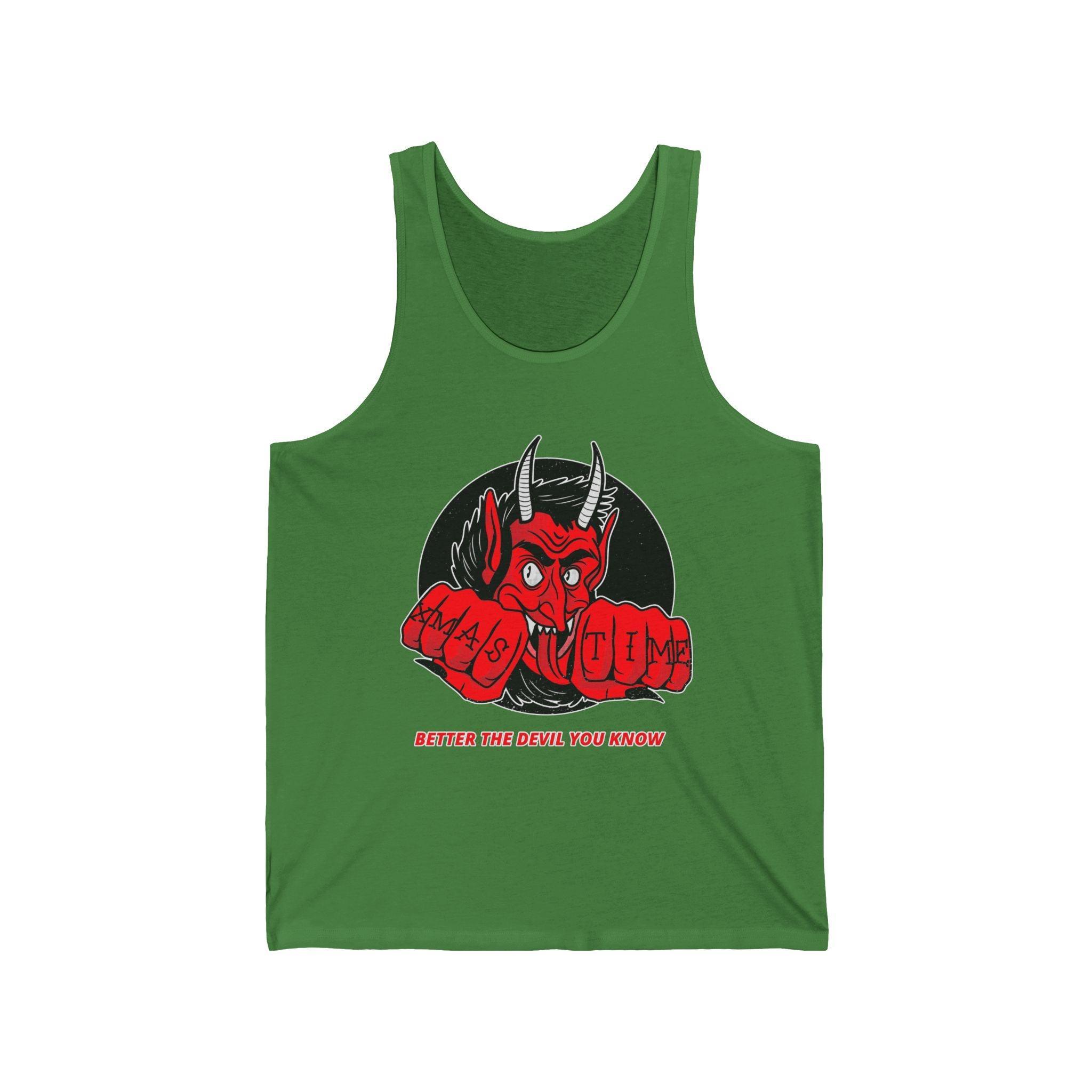Better the devil you know Xmas time - Tank Top - Witty Twisters Fashions
