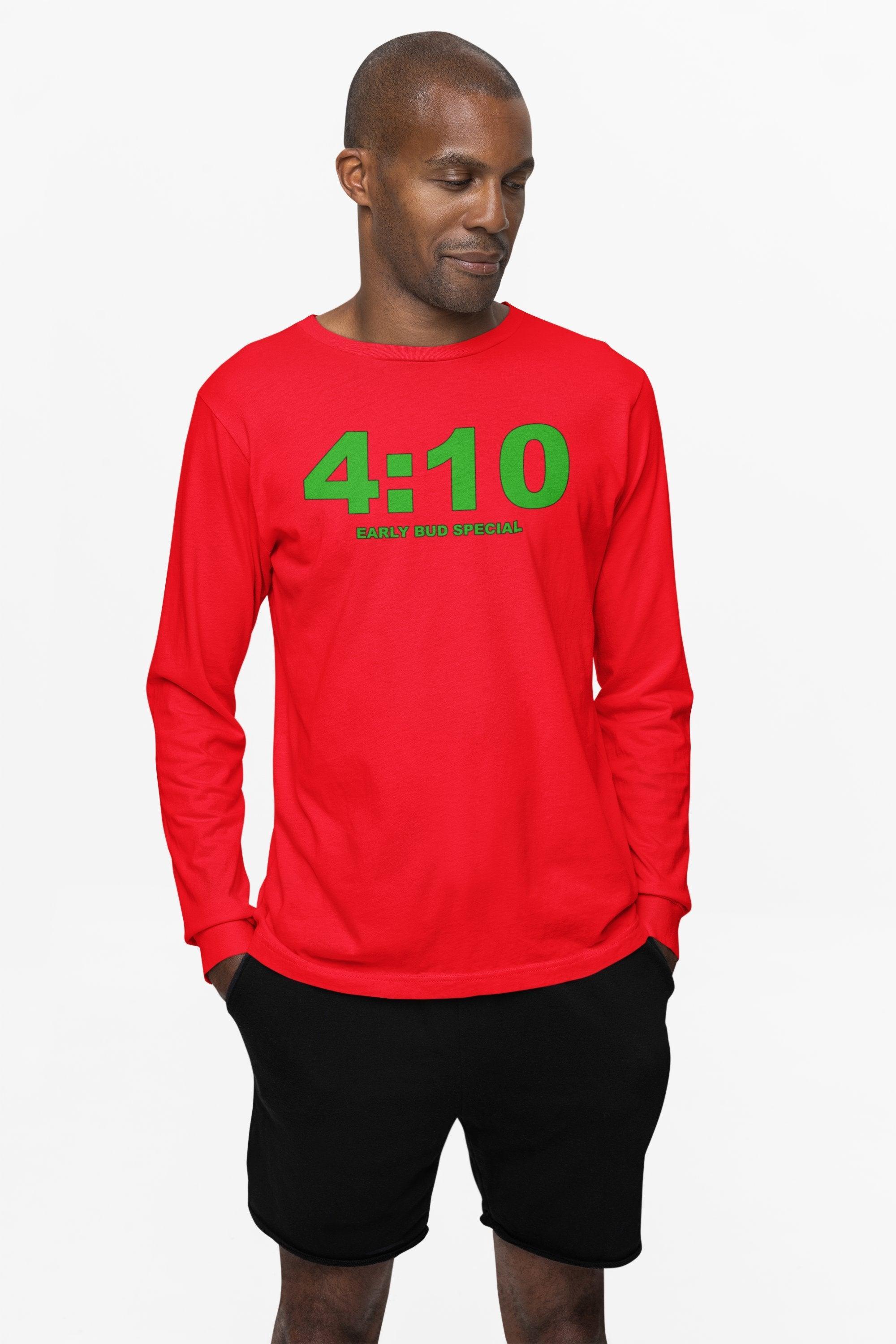 4:10 Early Bud Special - Long-Sleeve Tee - Witty Twisters Fashions