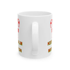 Keep Calm and Merry On - Ceramic Coffee Mug 11oz, 15oz - Witty Twisters Fashions