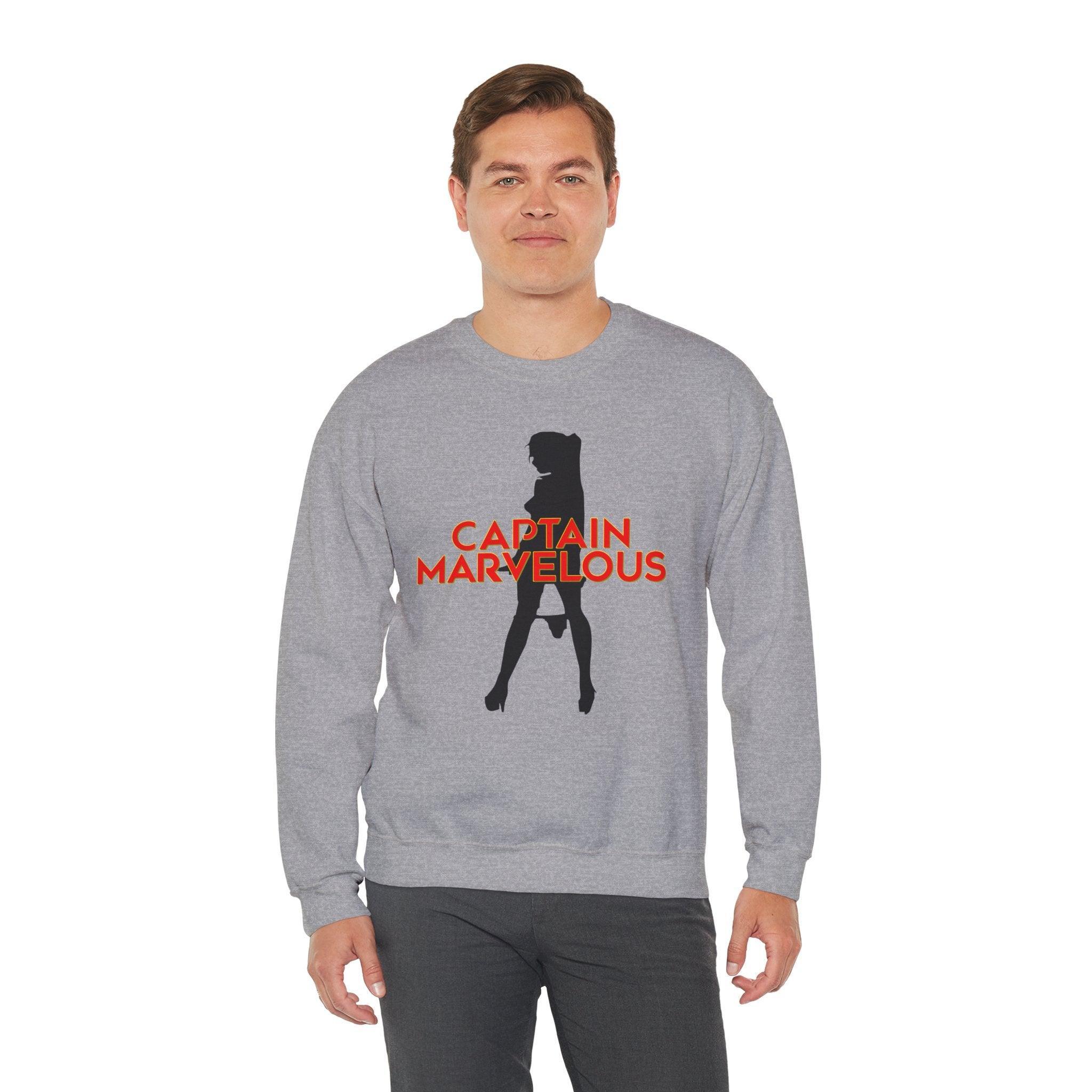 Captain Marvelous - Sweatshirt - Witty Twisters Fashions