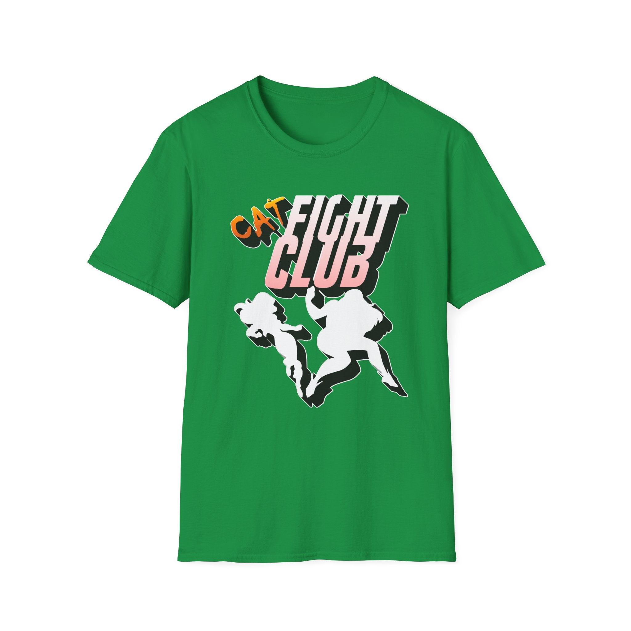 Cat Fight Club - Softstyle T-Shirt - Witty Twisters Fashions