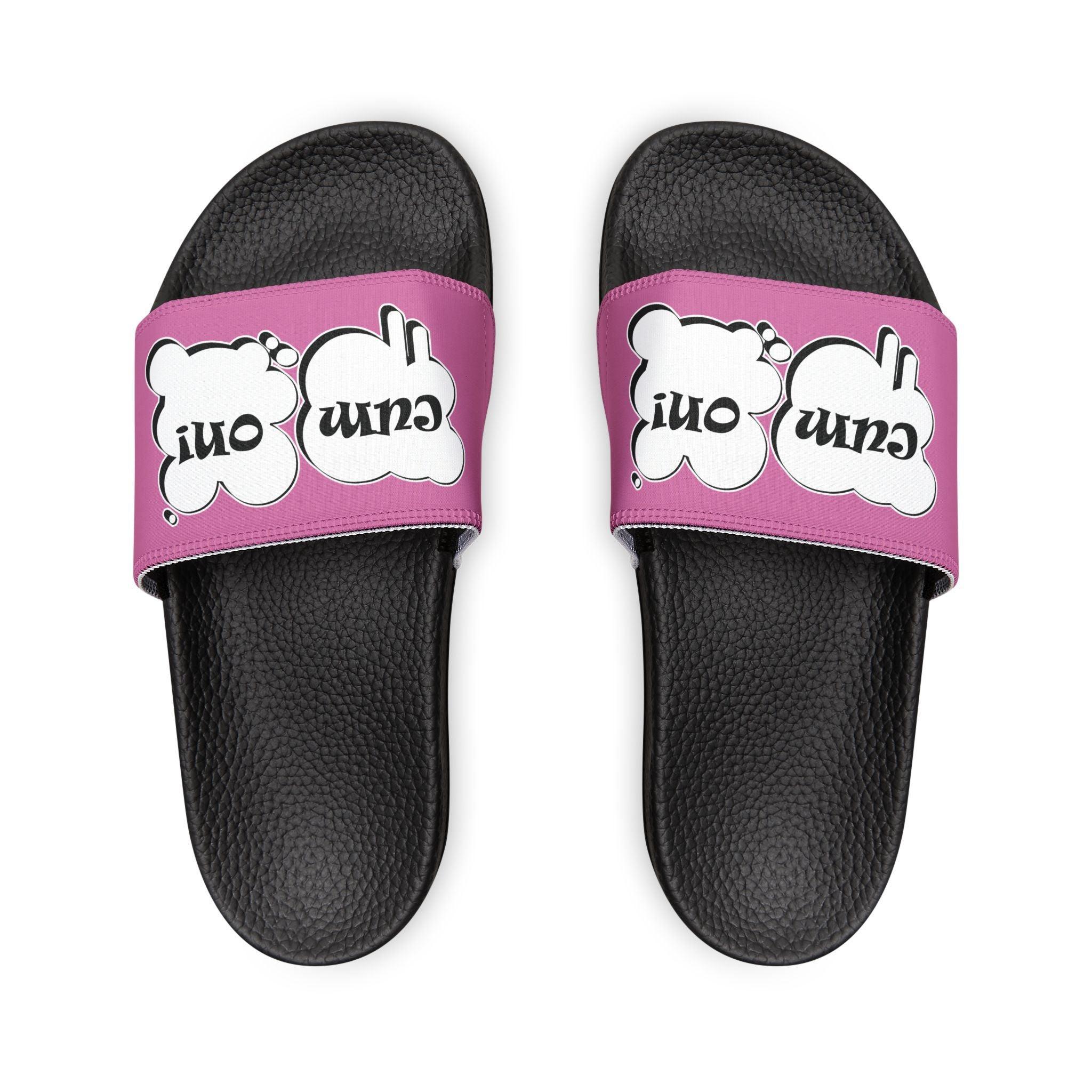 Cum On! - Women's Removable-Strap Sandals - Witty Twisters Fashions