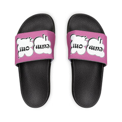 Cum On! - Women's Removable-Strap Sandals - Witty Twisters Fashions